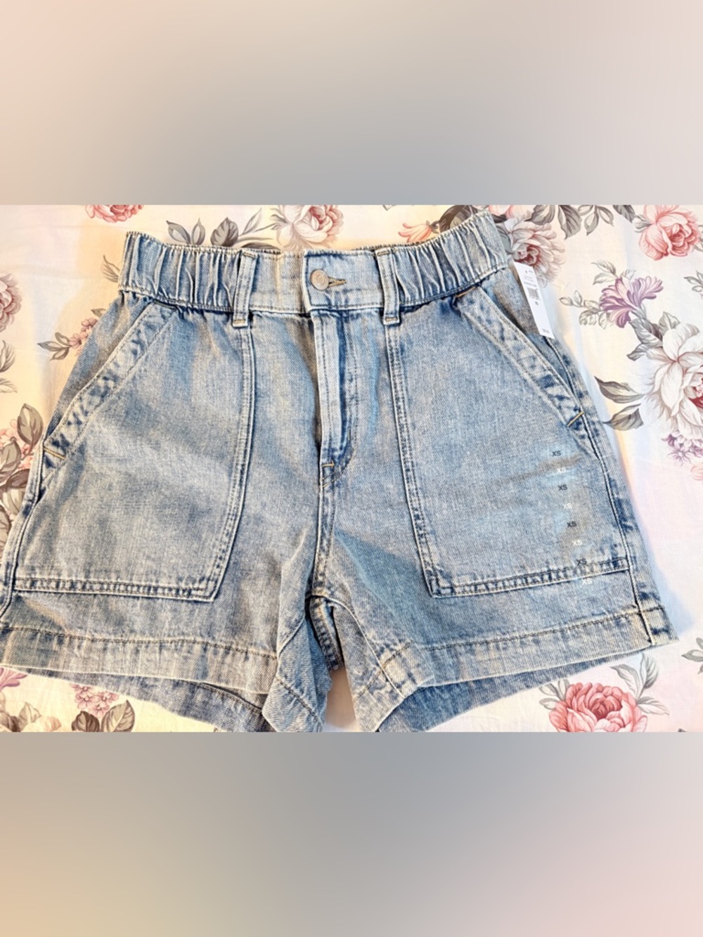 GAP Factory Light Wash Denim Shorts